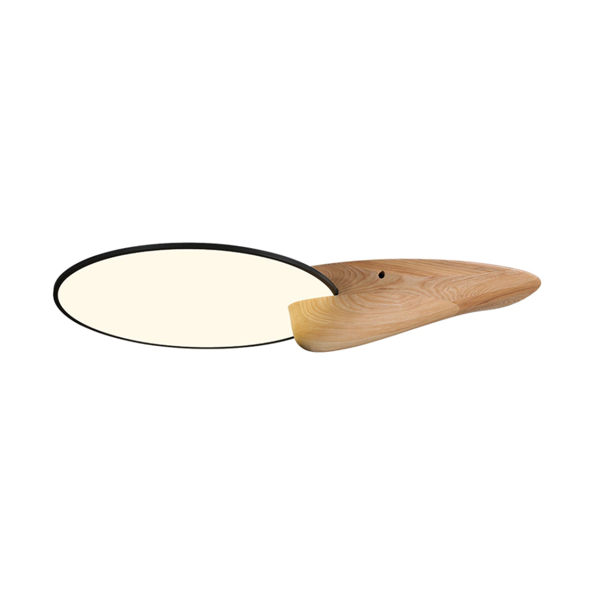 Zovenel eksklusiv loftlampe i træ med elegant spidsdesign