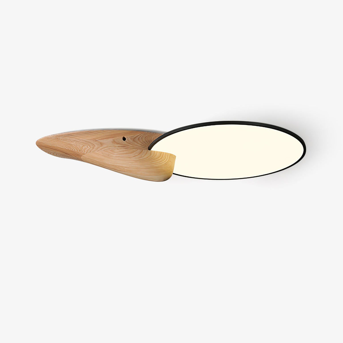Zovenel eksklusiv loftlampe i træ med elegant spidsdesign