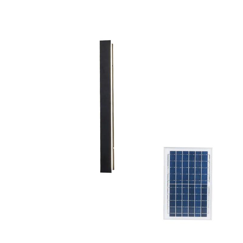 Renalira lång solcellsdriven utomhusvägglampa
