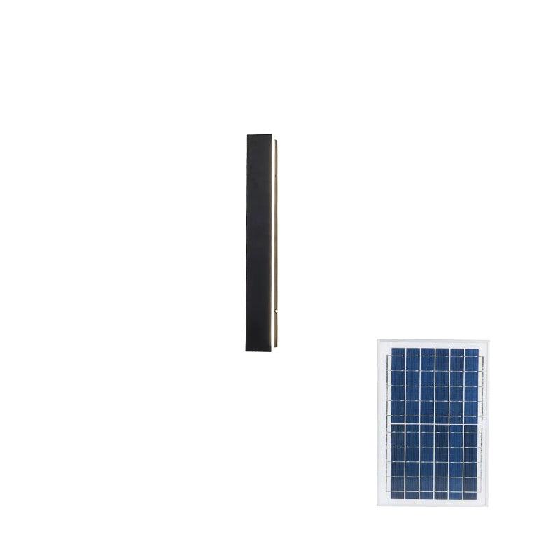 Renalira lång solcellsdriven utomhusvägglampa