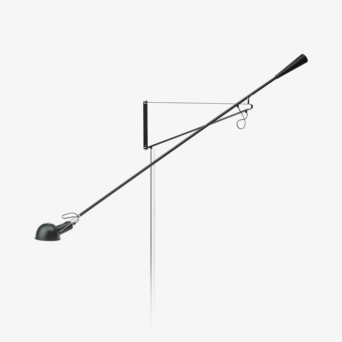 Candeeiro de parede moderno minimalista com braço longo Cid