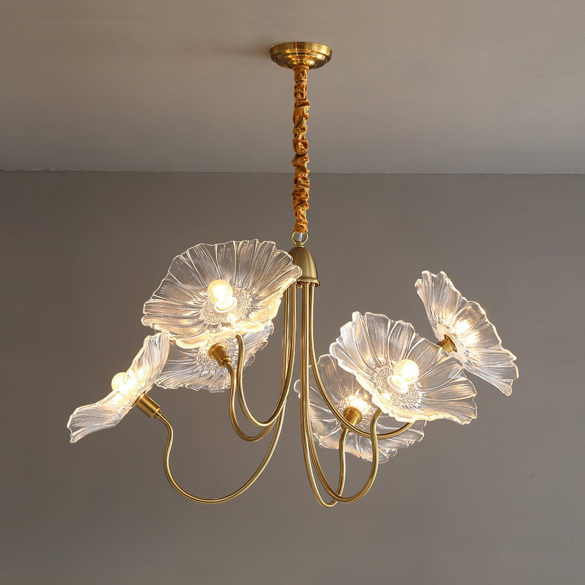 Calia Glass Chandelier