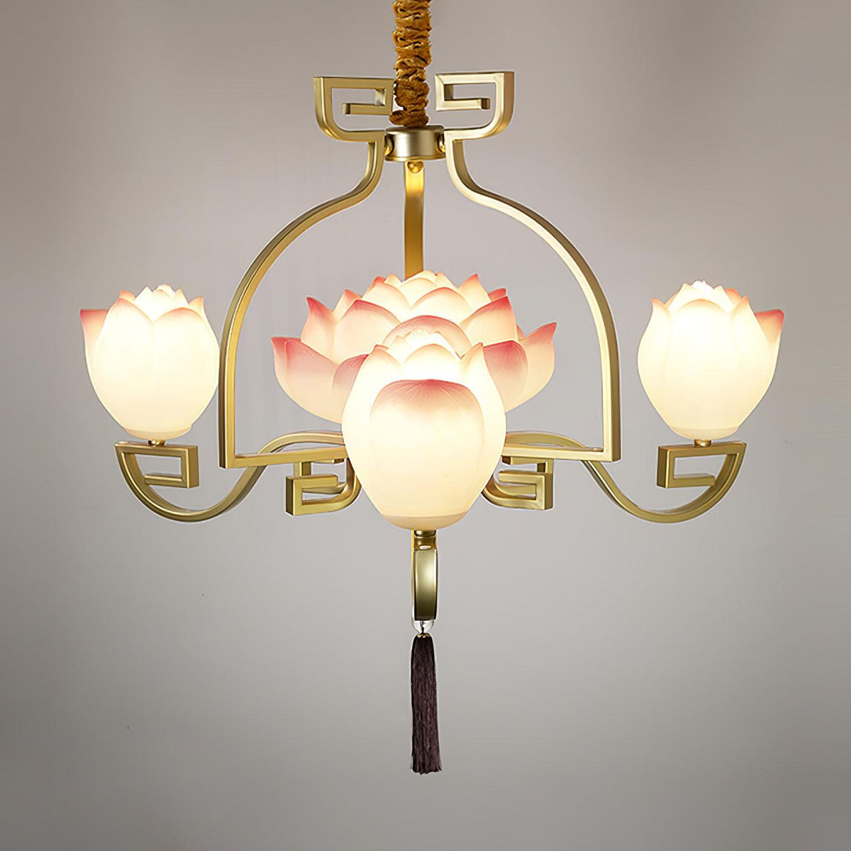 Candeeiro de teto de resina oriental Baya