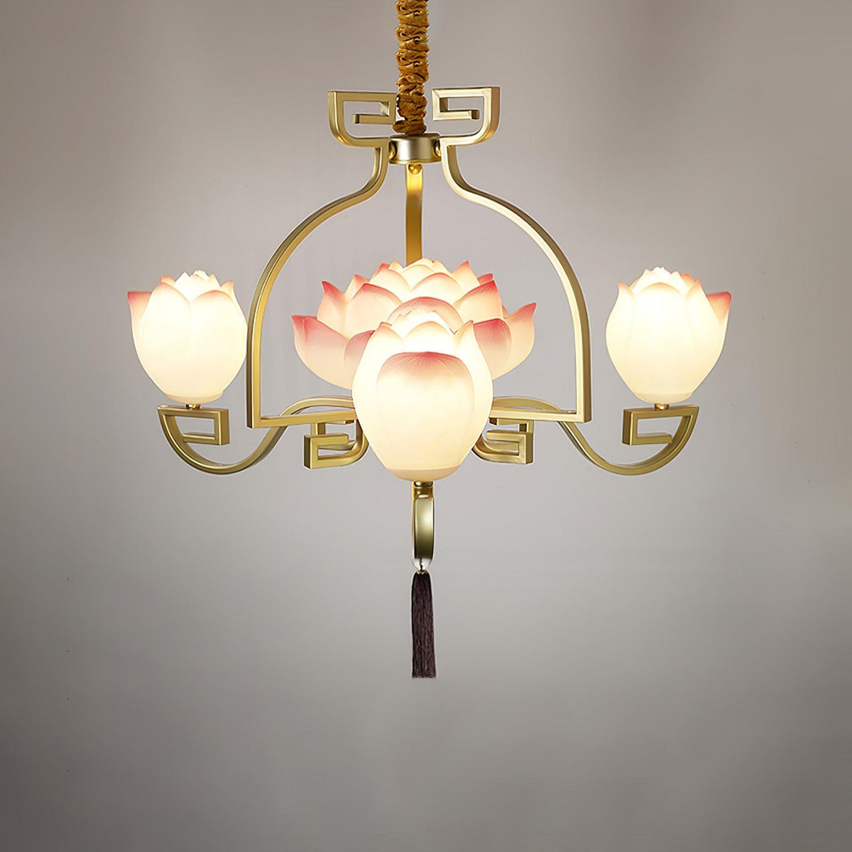 Candeeiro de teto de resina oriental Baya