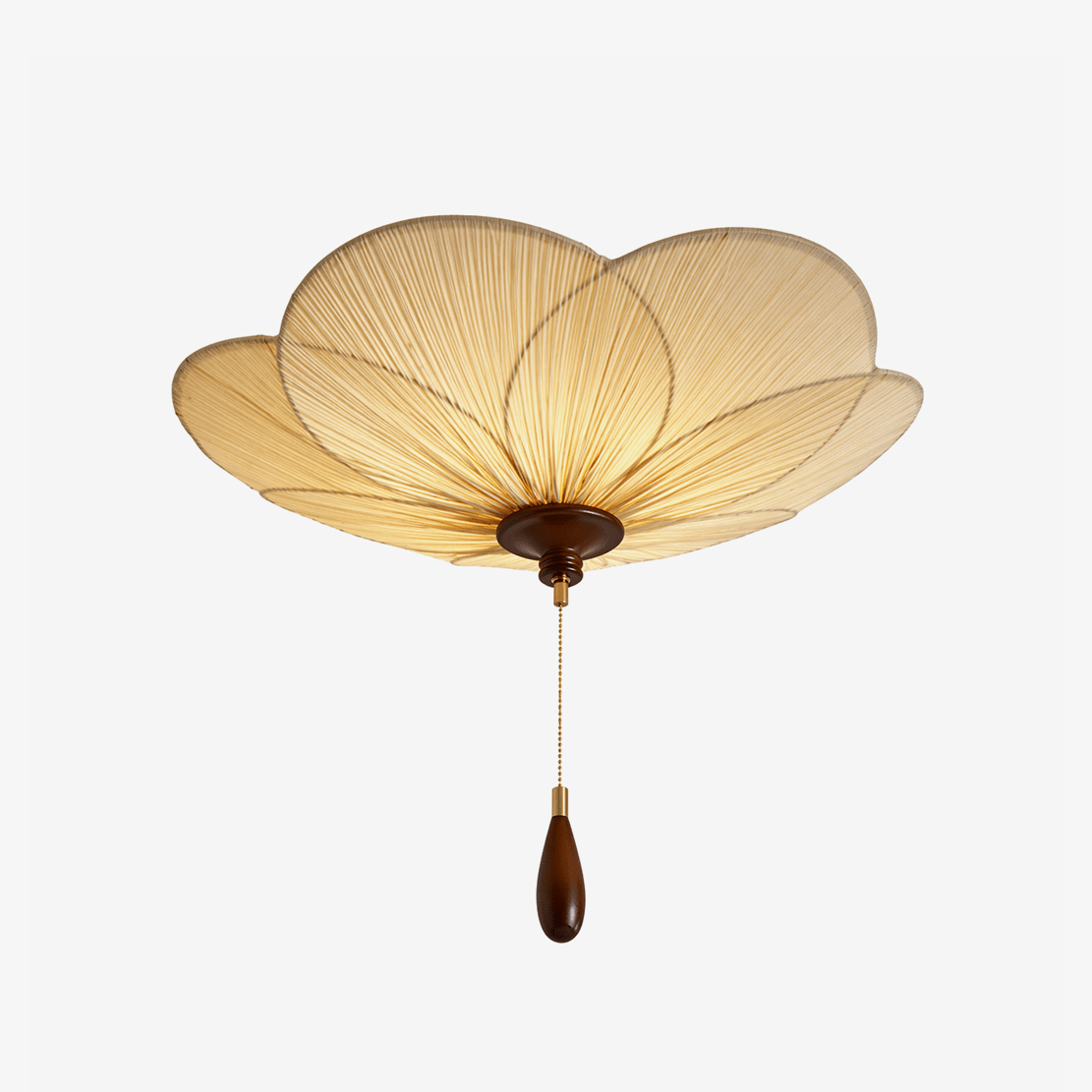 Isabeau Bloom-plisseret loftlampe