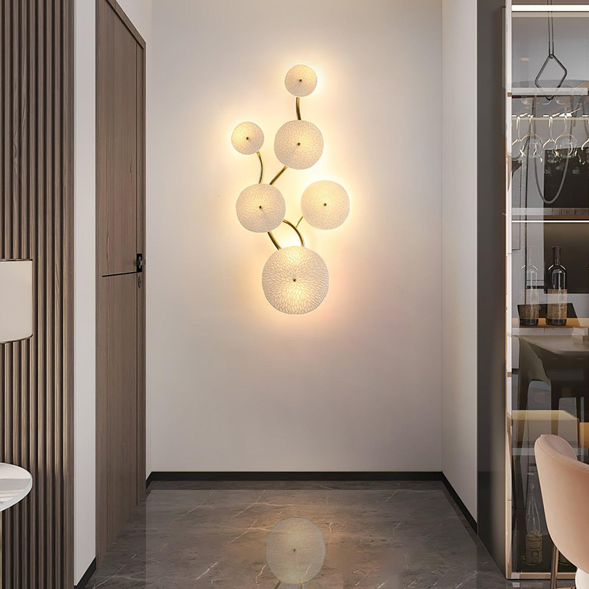 Kaivo Lotus Petal Wall Lamp