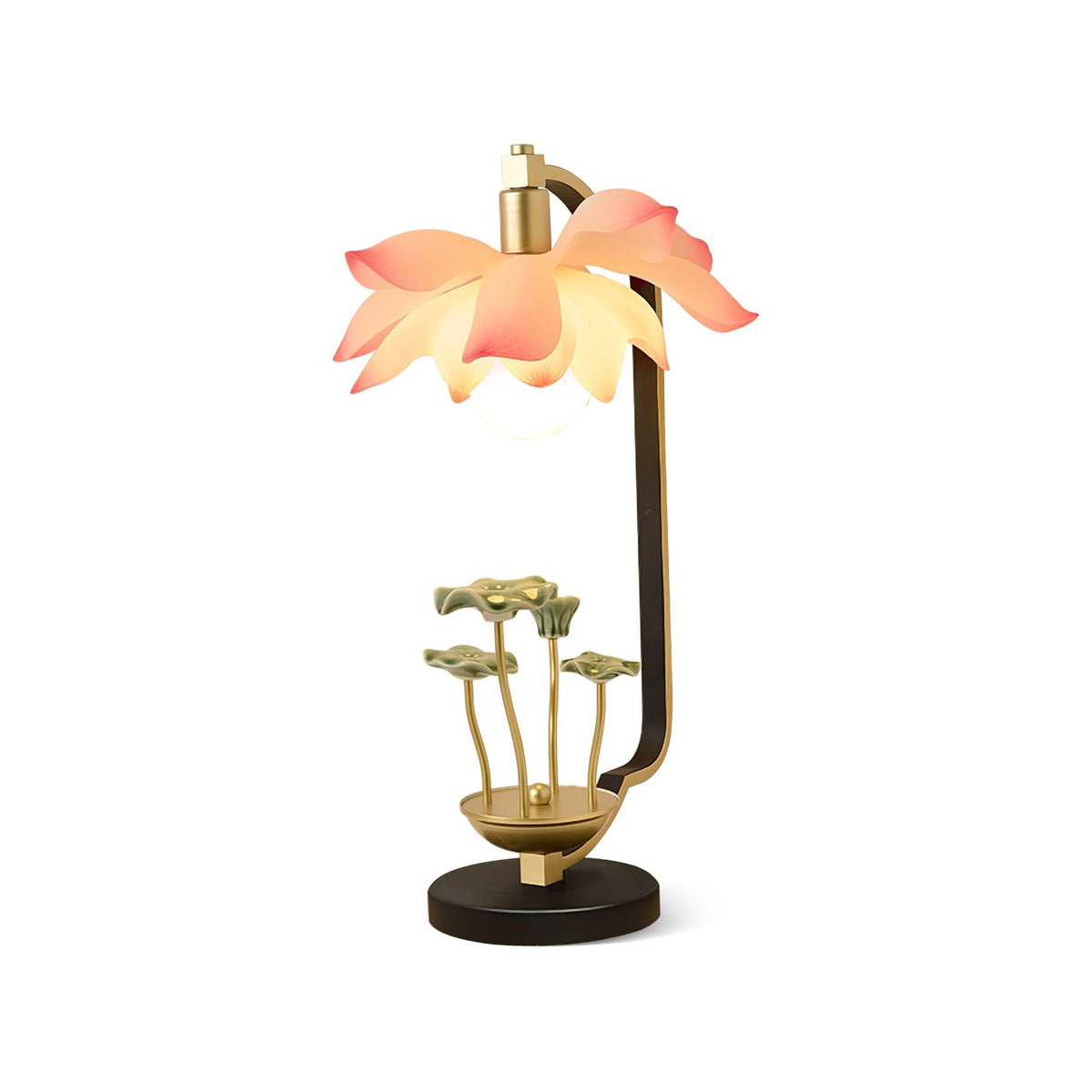 Olivia bordlampe i naturlig keramik