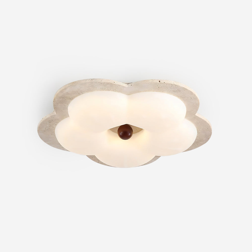 Candeeiro de teto Riita Flor Travertino