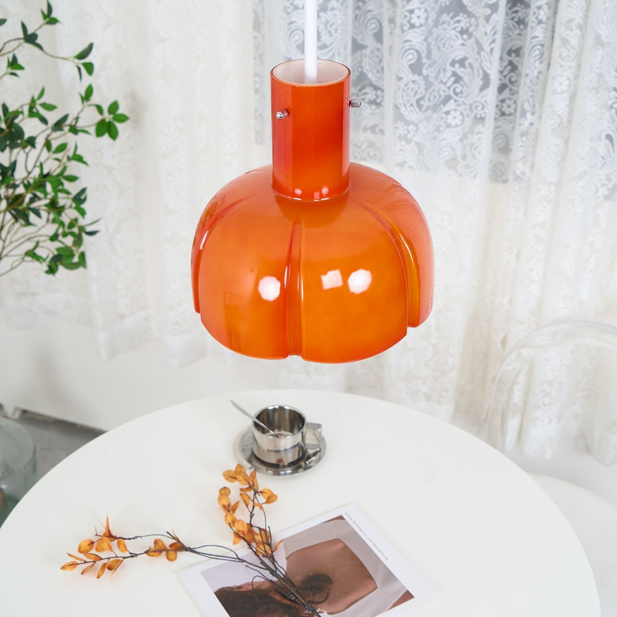Zentara moderne pendellampe i glas