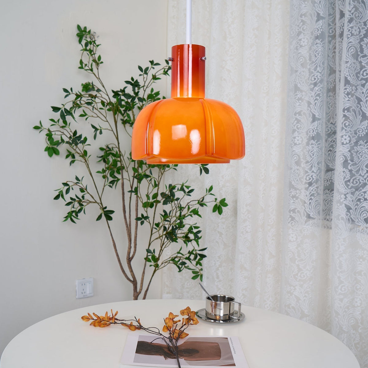 Zentara moderne pendellampe i glas