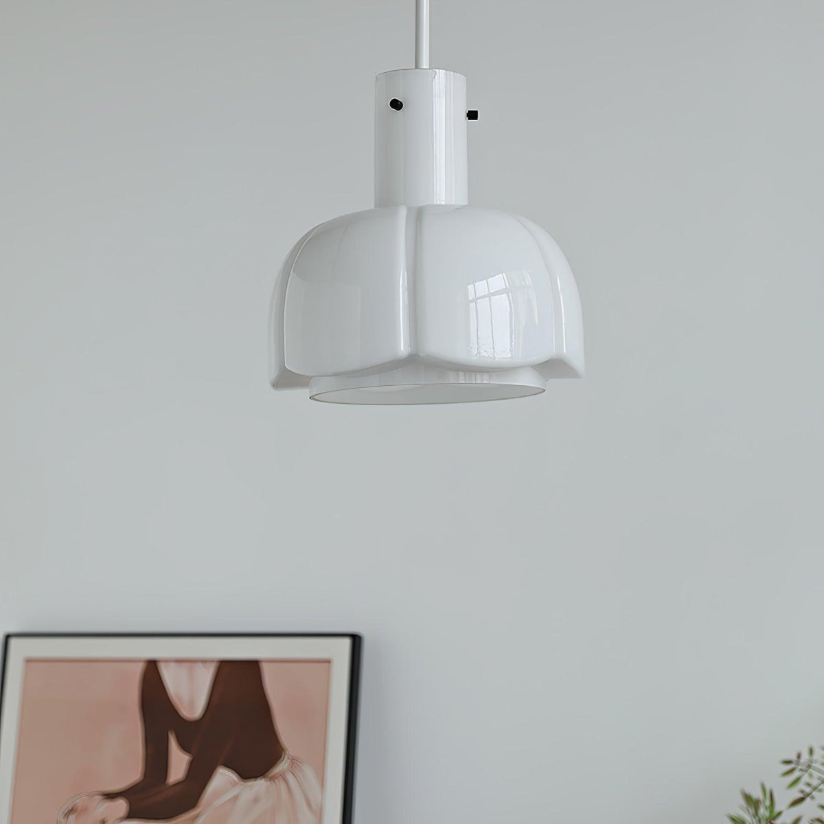 Zentara moderne pendellampe i glas