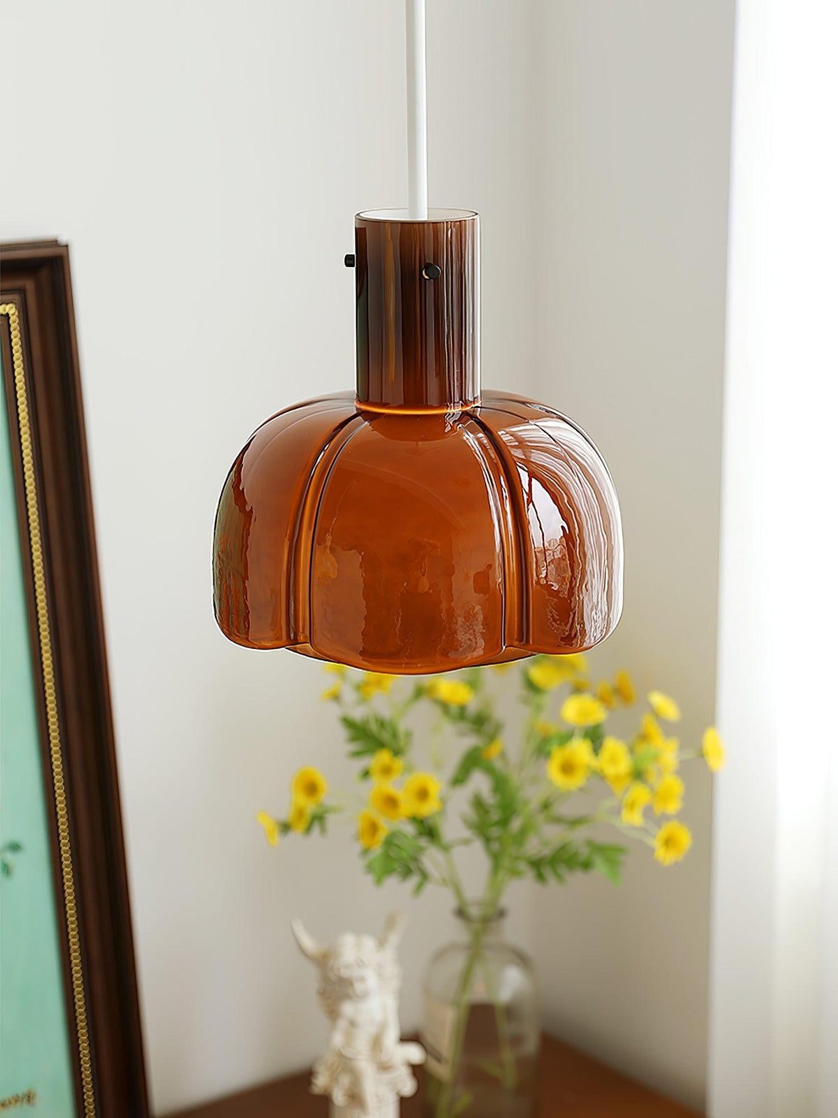 Zentara moderne pendellampe i glas