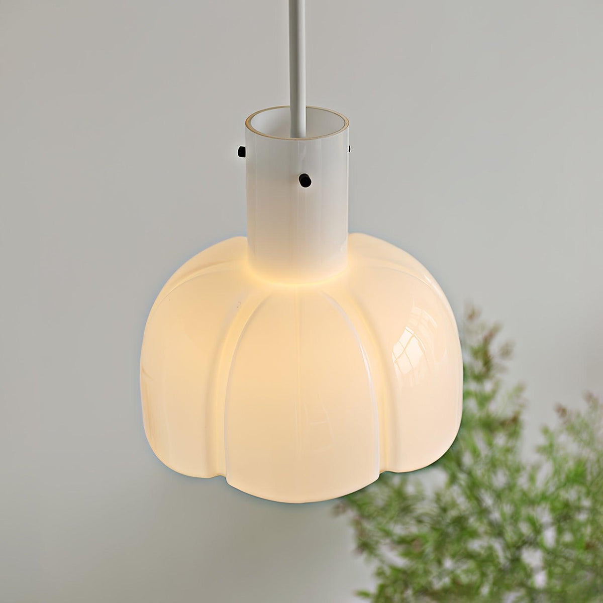 Zentara moderne pendellampe i glas