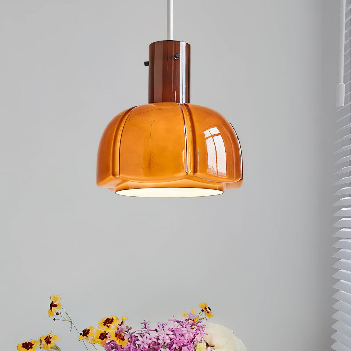 Zentara moderne pendellampe i glas