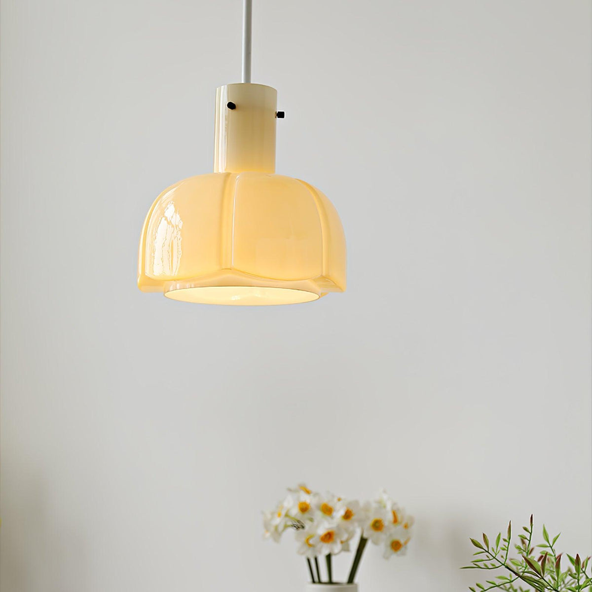 Zentara moderne pendellampe i glas