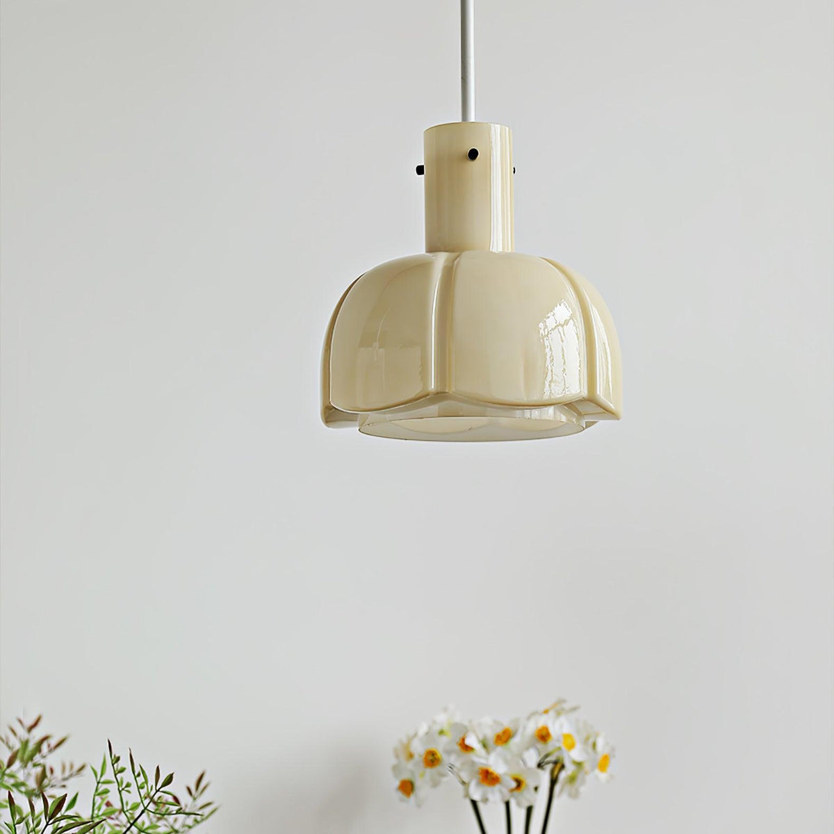Zentara moderne pendellampe i glas