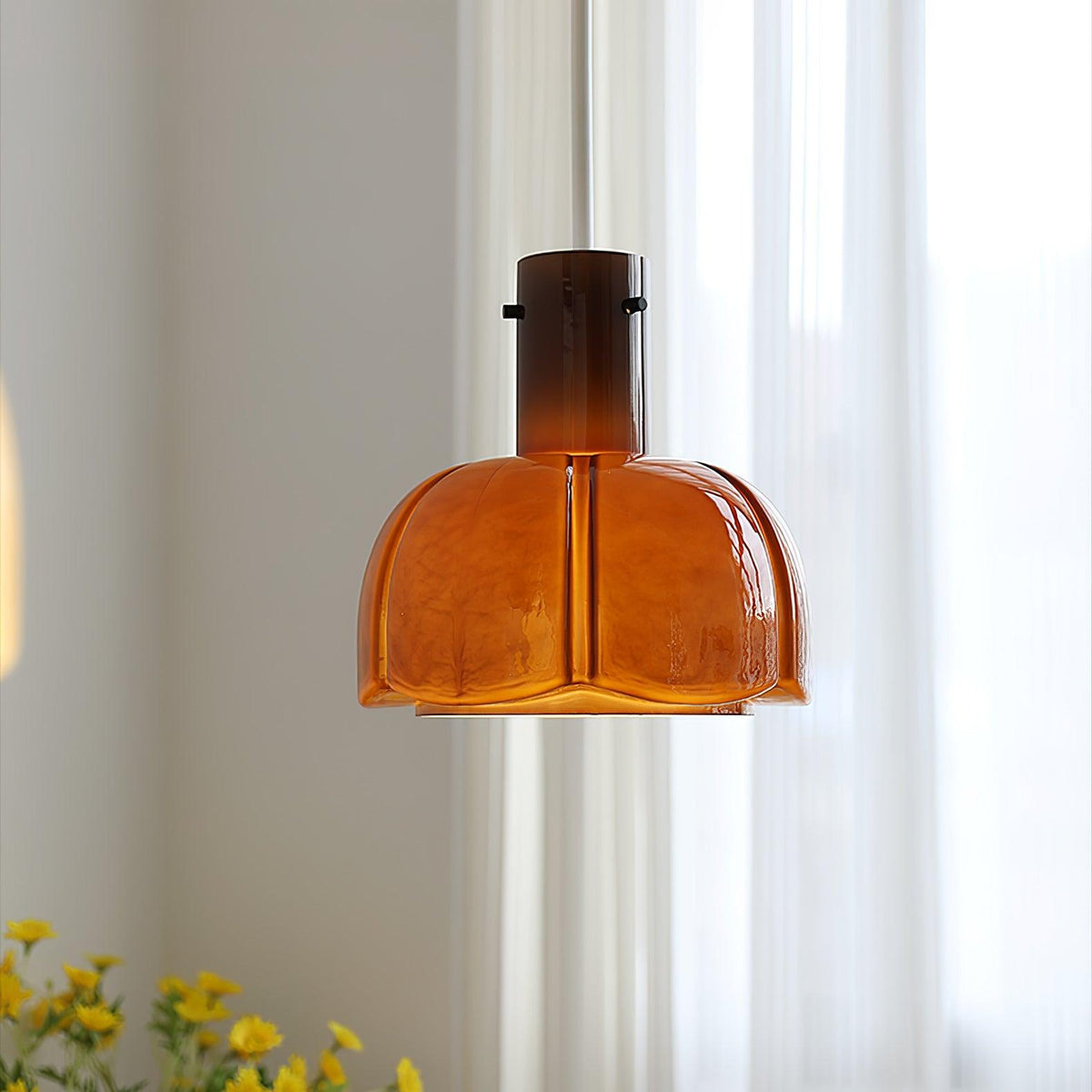 Zentara moderne pendellampe i glas