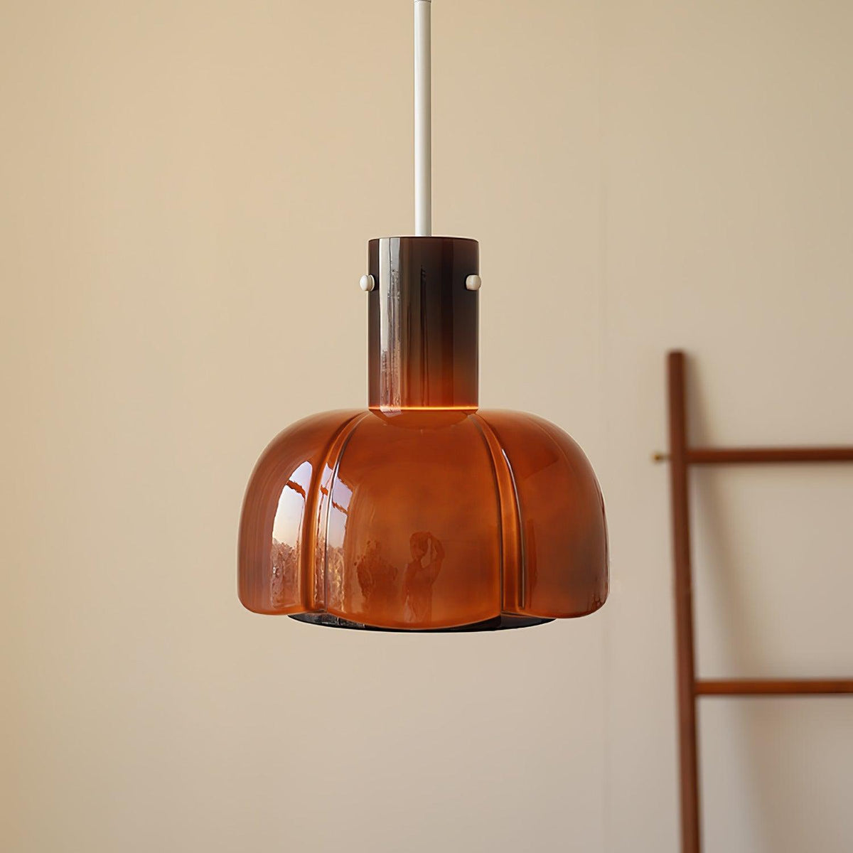 Zentara moderne pendellampe i glas