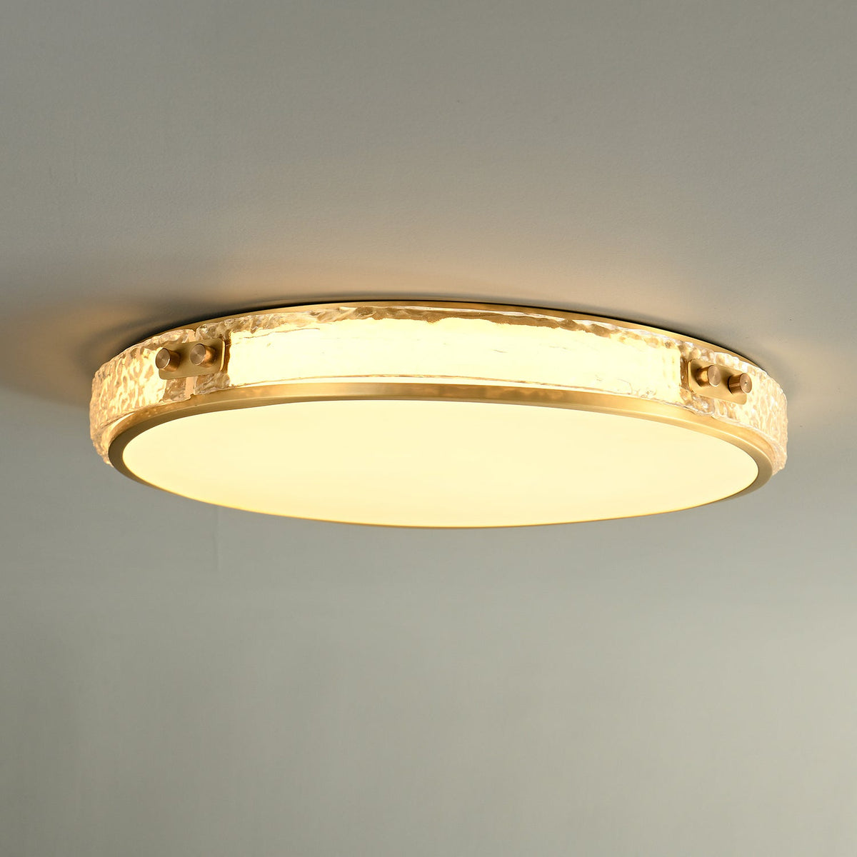 Candeeiro de teto moderno minimalista de vidro