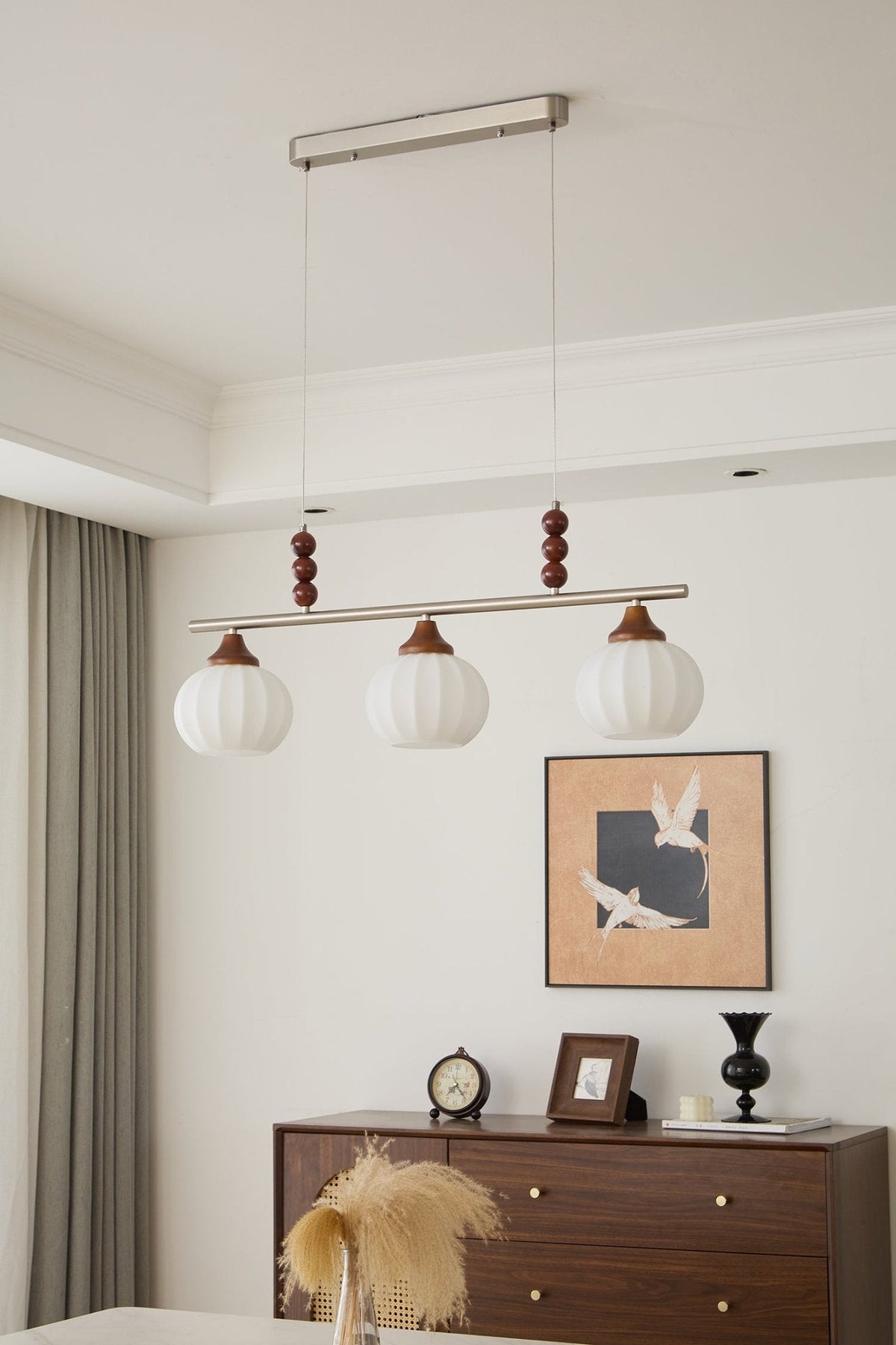 Nyla retro pendellampa i glas