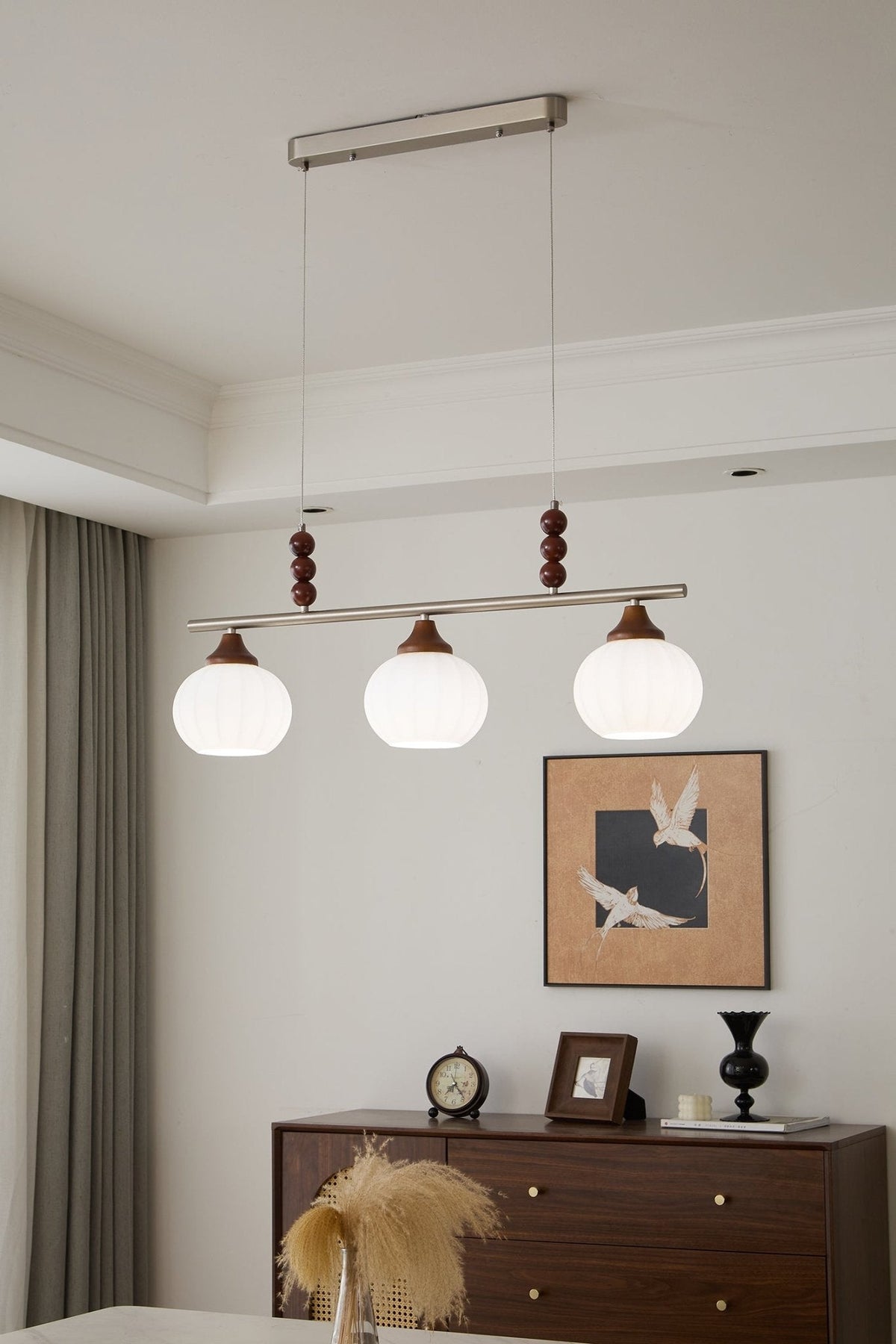 Nyla retro pendellampa i glas