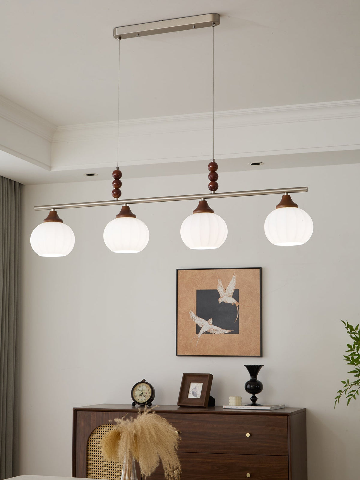 Nyla retro pendellampa i glas