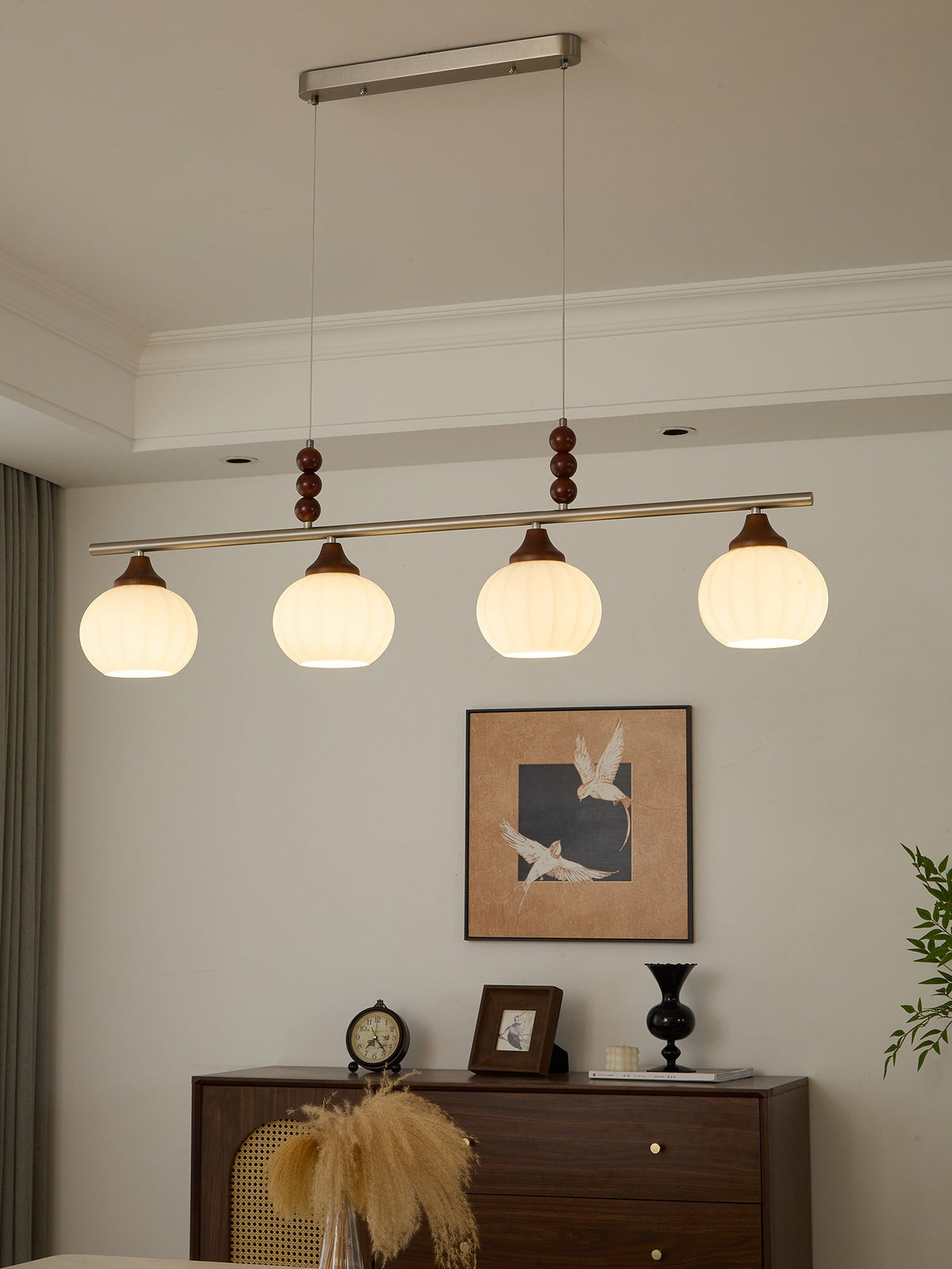 Nyla retro pendellampa i glas