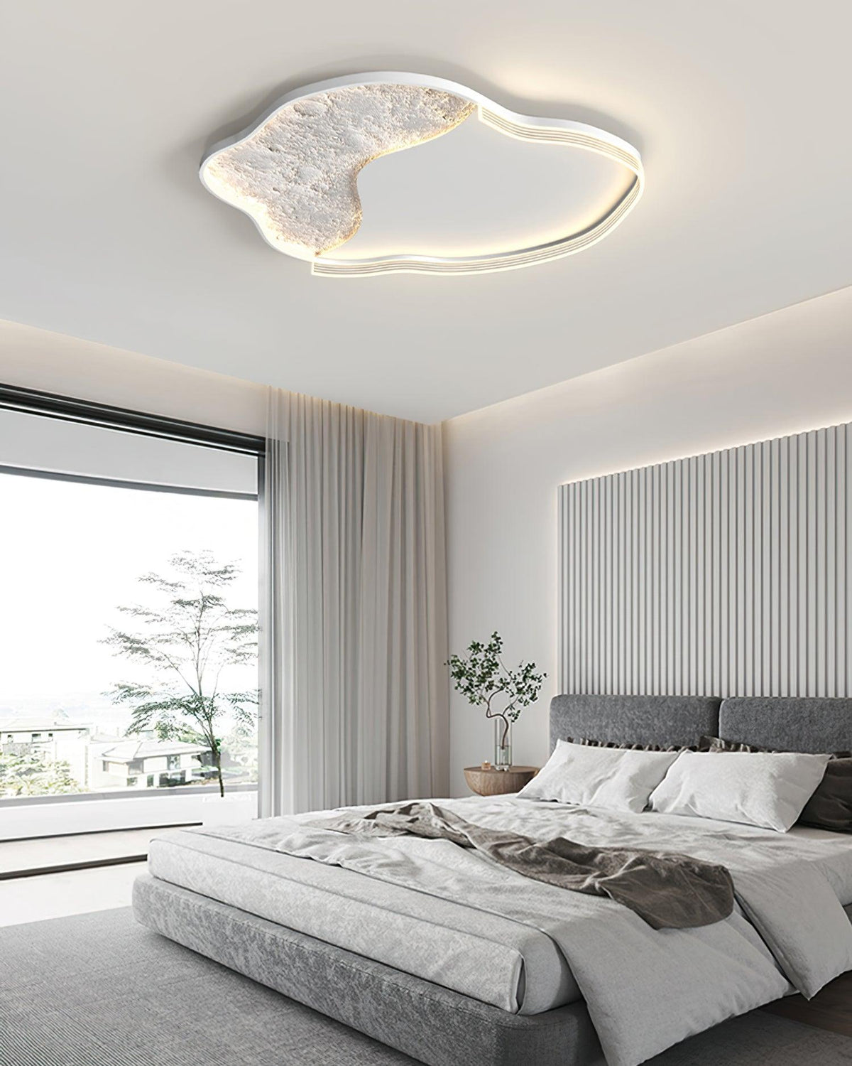 Syvine nordisk kunst Luna LED-loftlampe