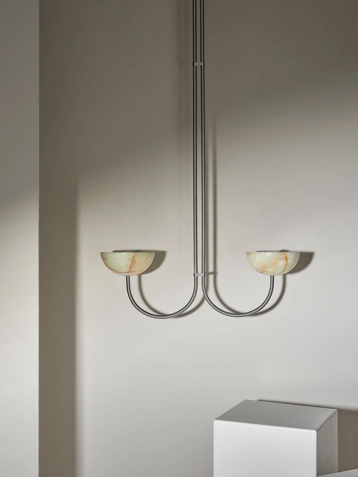 Hartvik Duo pendellampa i alabaster