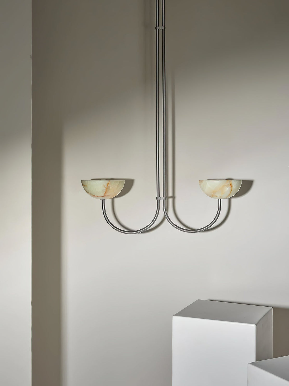 Hartvik Duo pendellampa i alabaster