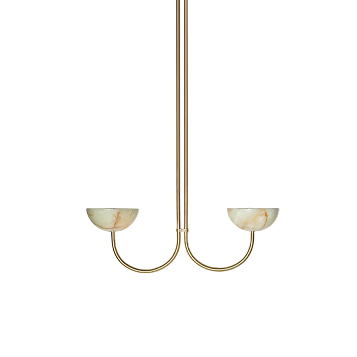 Hartvik Duo pendellampa i alabaster