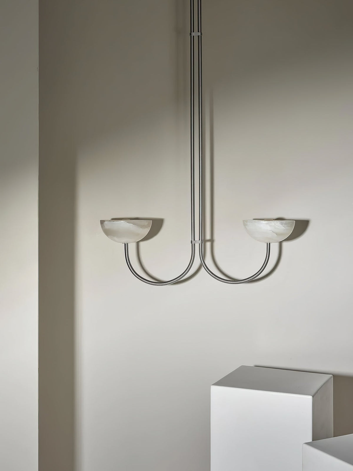 Hartvik Duo pendellampa i alabaster