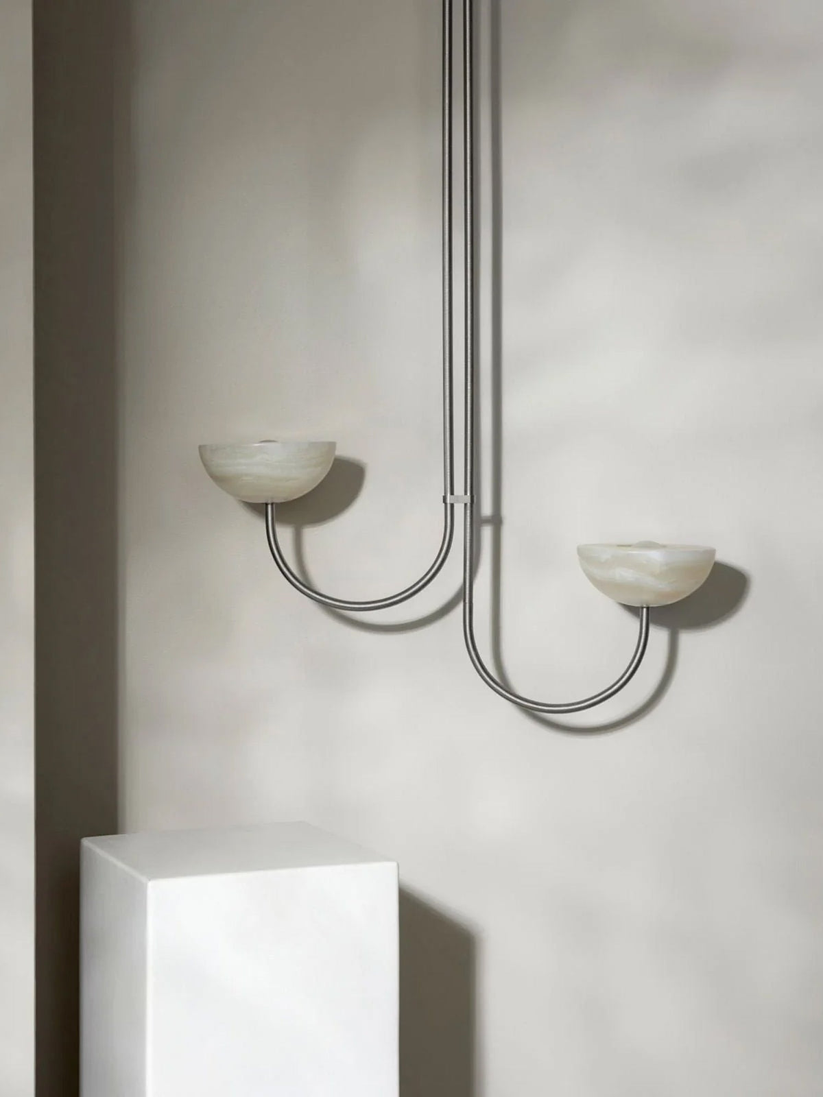 Hartvik Duo pendellampa i alabaster