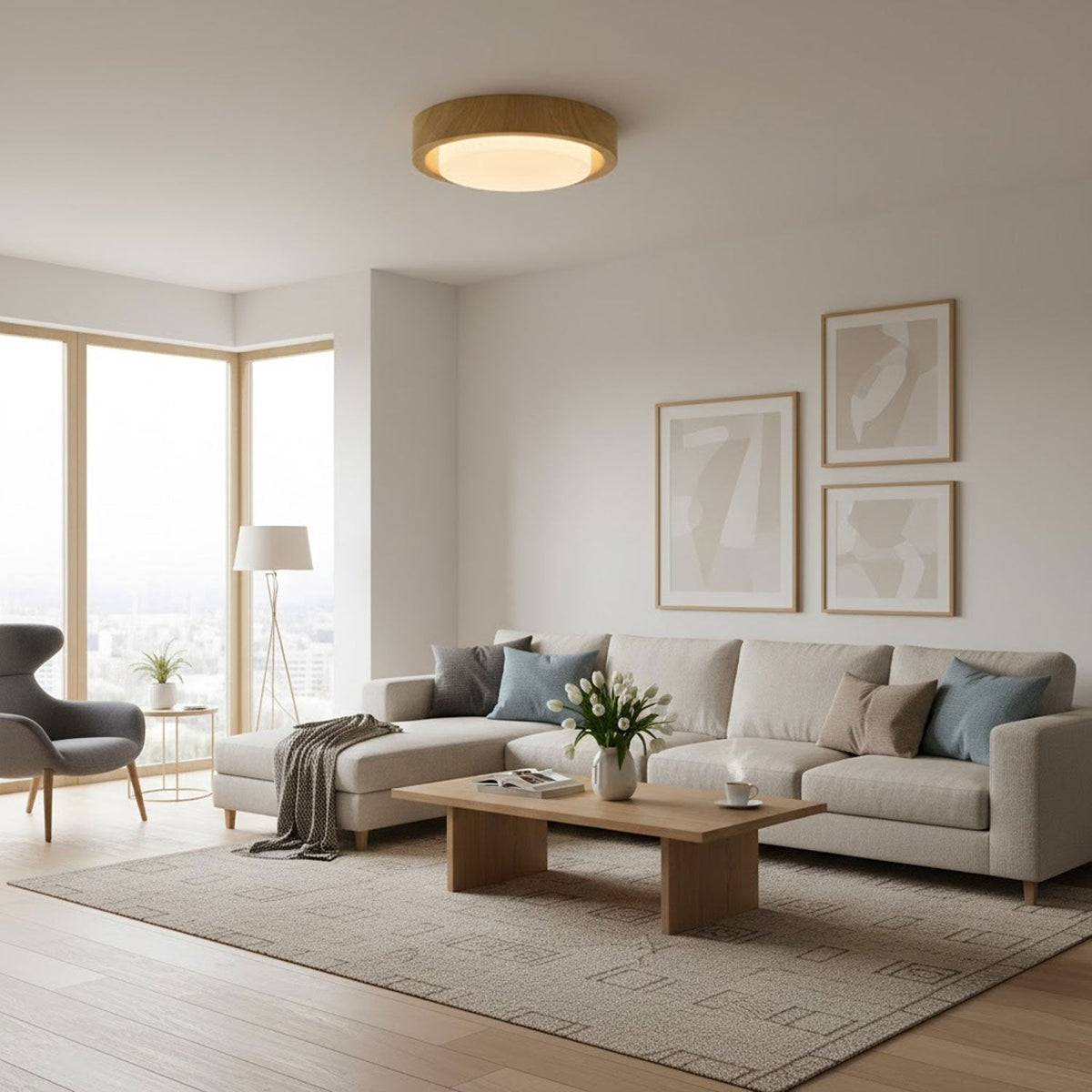 Terienine Lunor-ringloftlampe