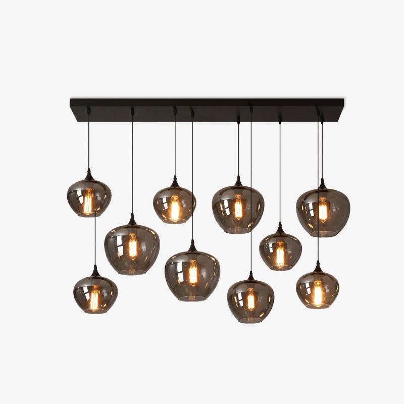 Tevely industrielt elegant pendel i glas