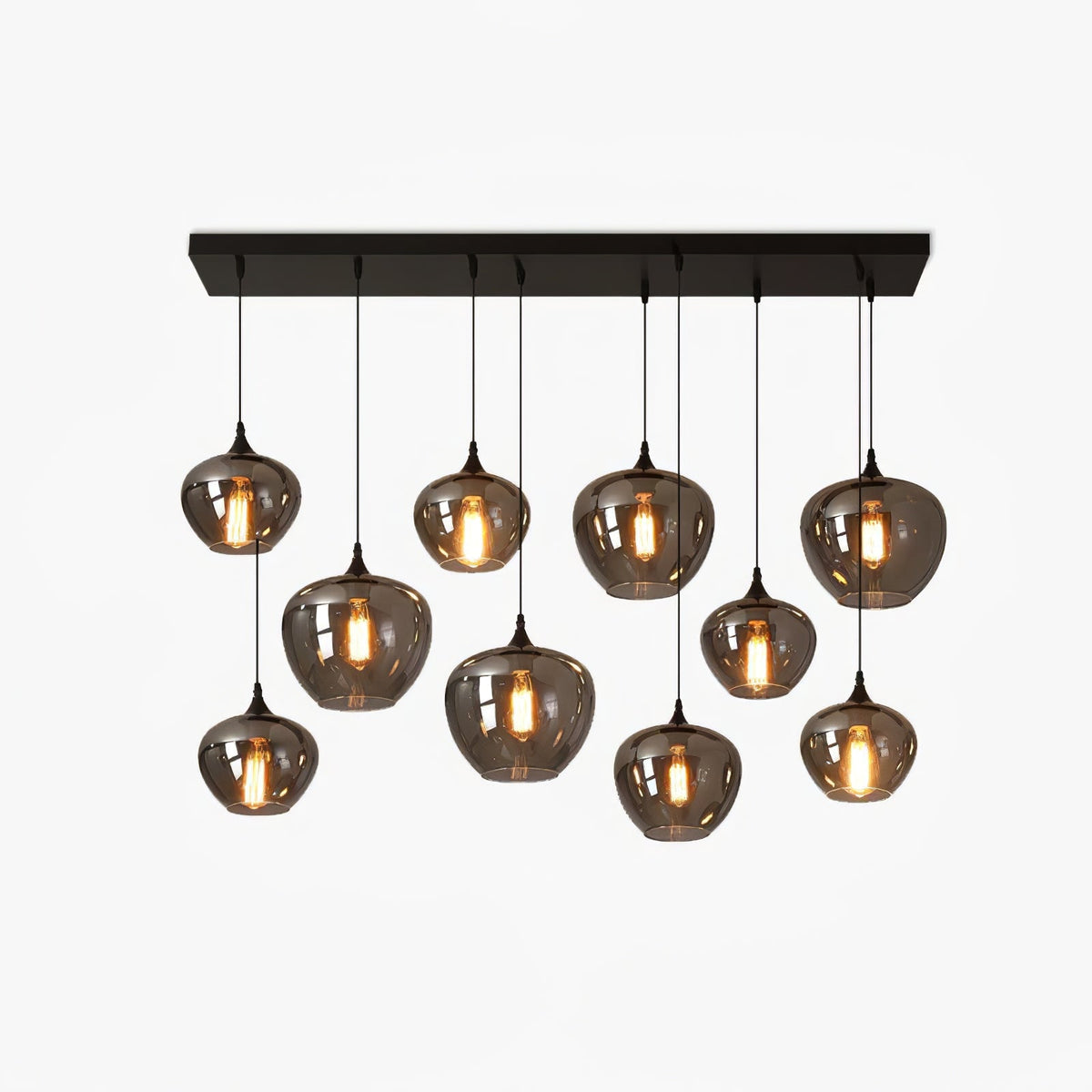 Tevely industrielt elegant pendel i glas