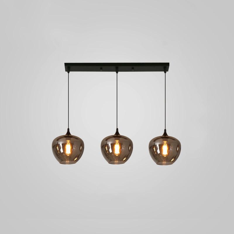 Tevely industrielt elegant pendel i glas