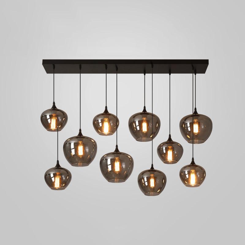 Tevely industrielt elegant pendel i glas