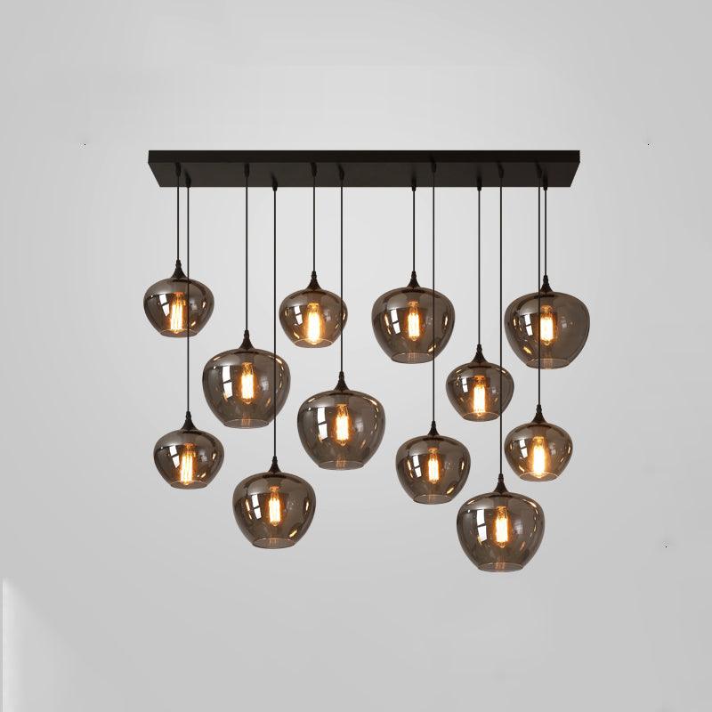Tevely industrielt elegant pendel i glas