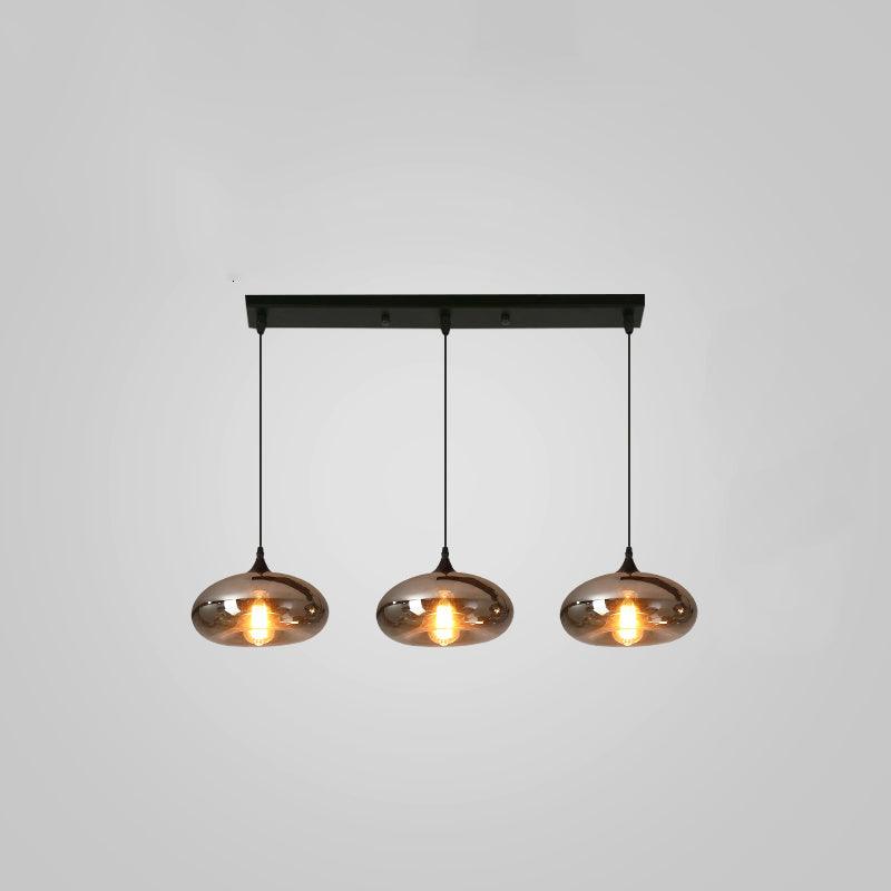 Tevely industrielt elegant pendel i glas