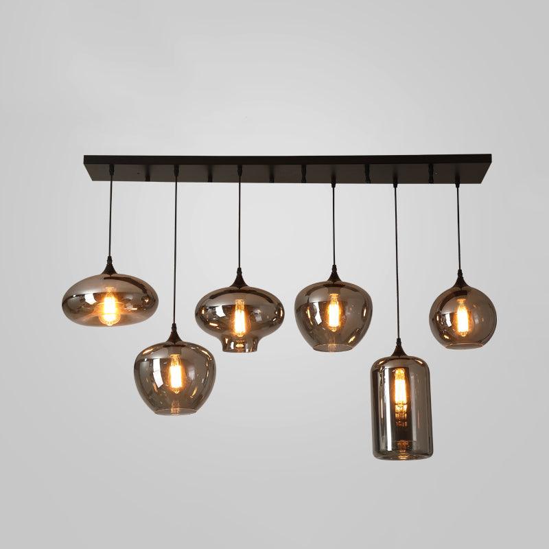 Tevely industrielt elegant pendel i glas
