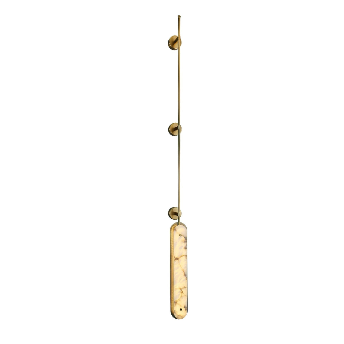 Candeeiro suspenso vertical em alabastro Ilaeir
