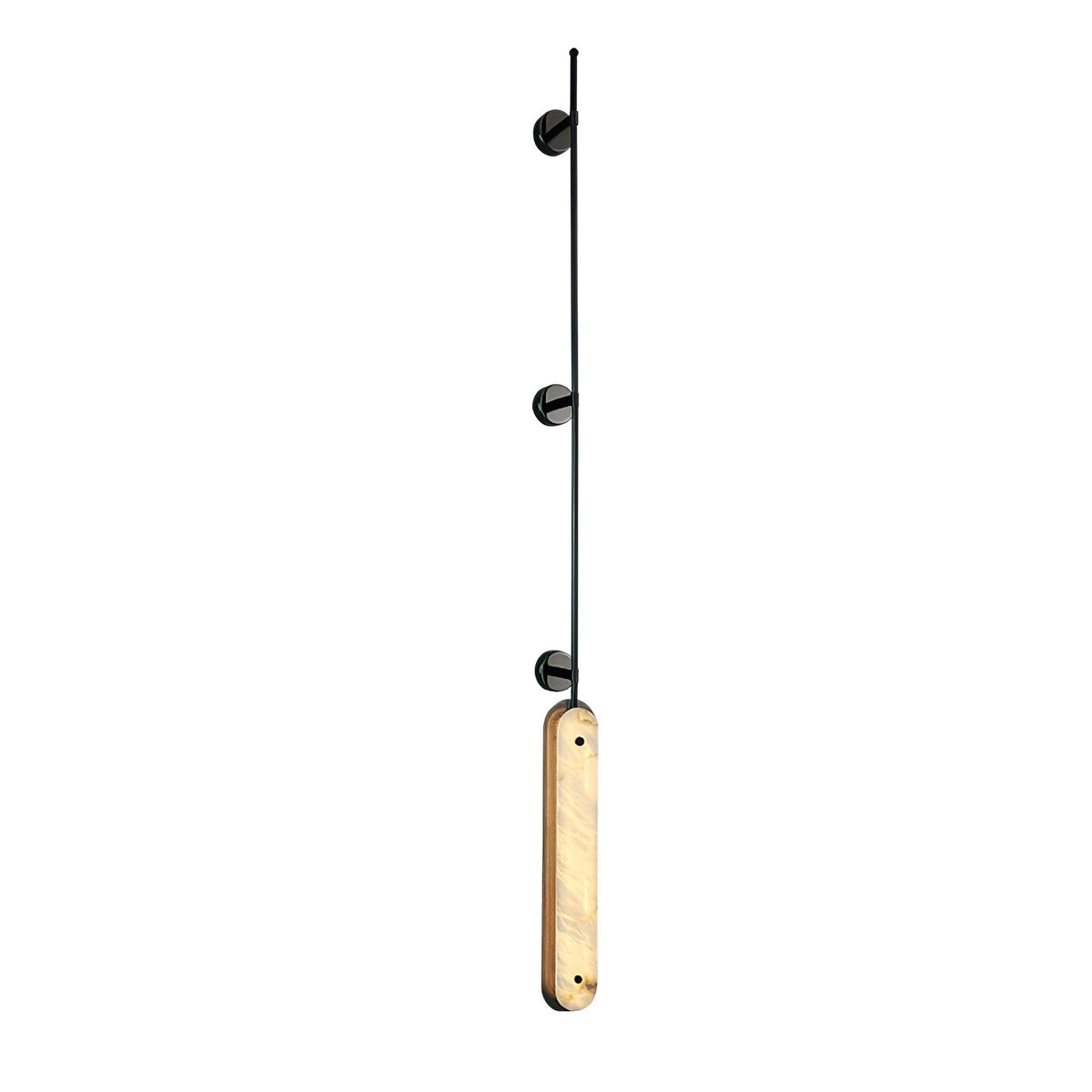 Candeeiro suspenso vertical em alabastro Ilaeir