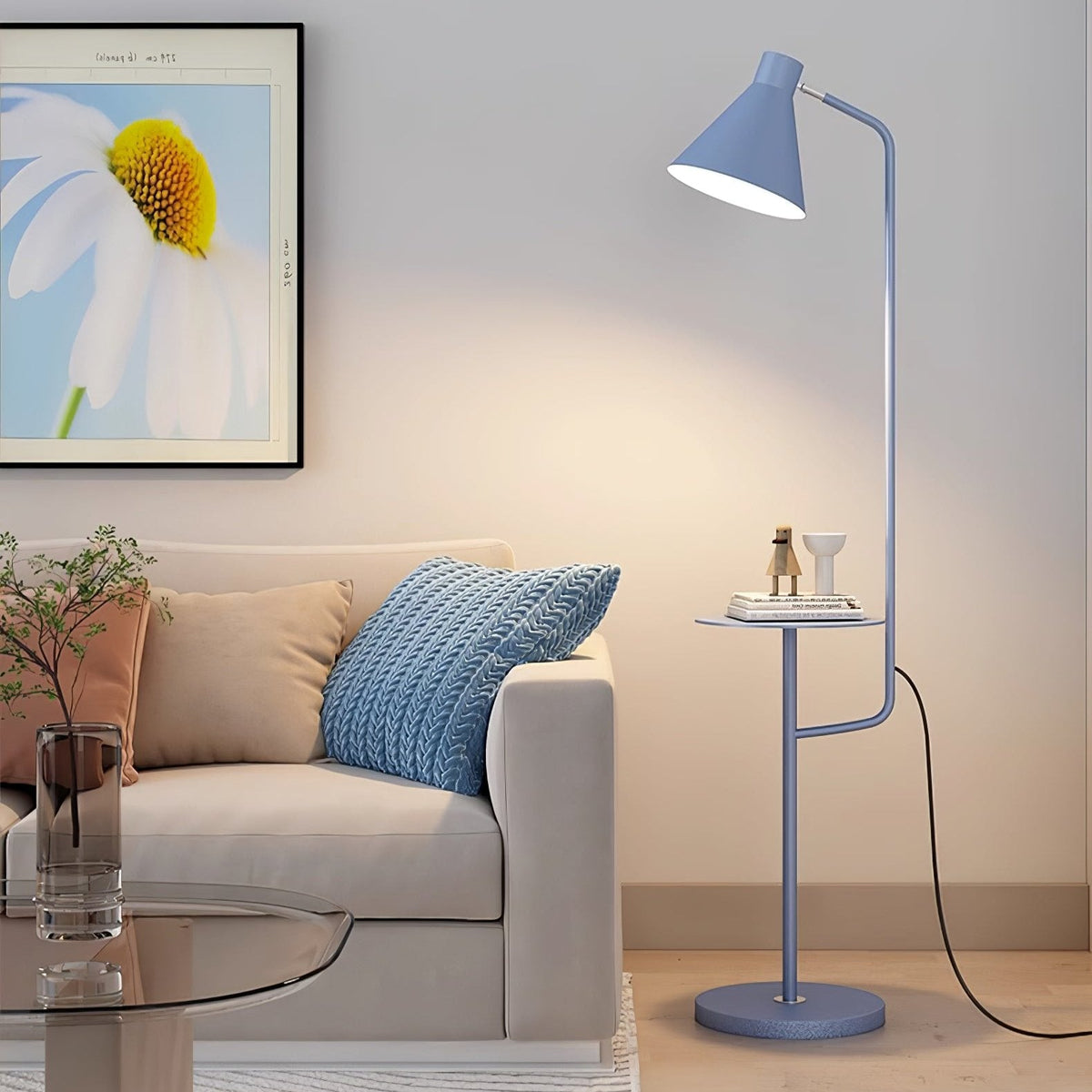 Nerylon gulvlampe, macaroon