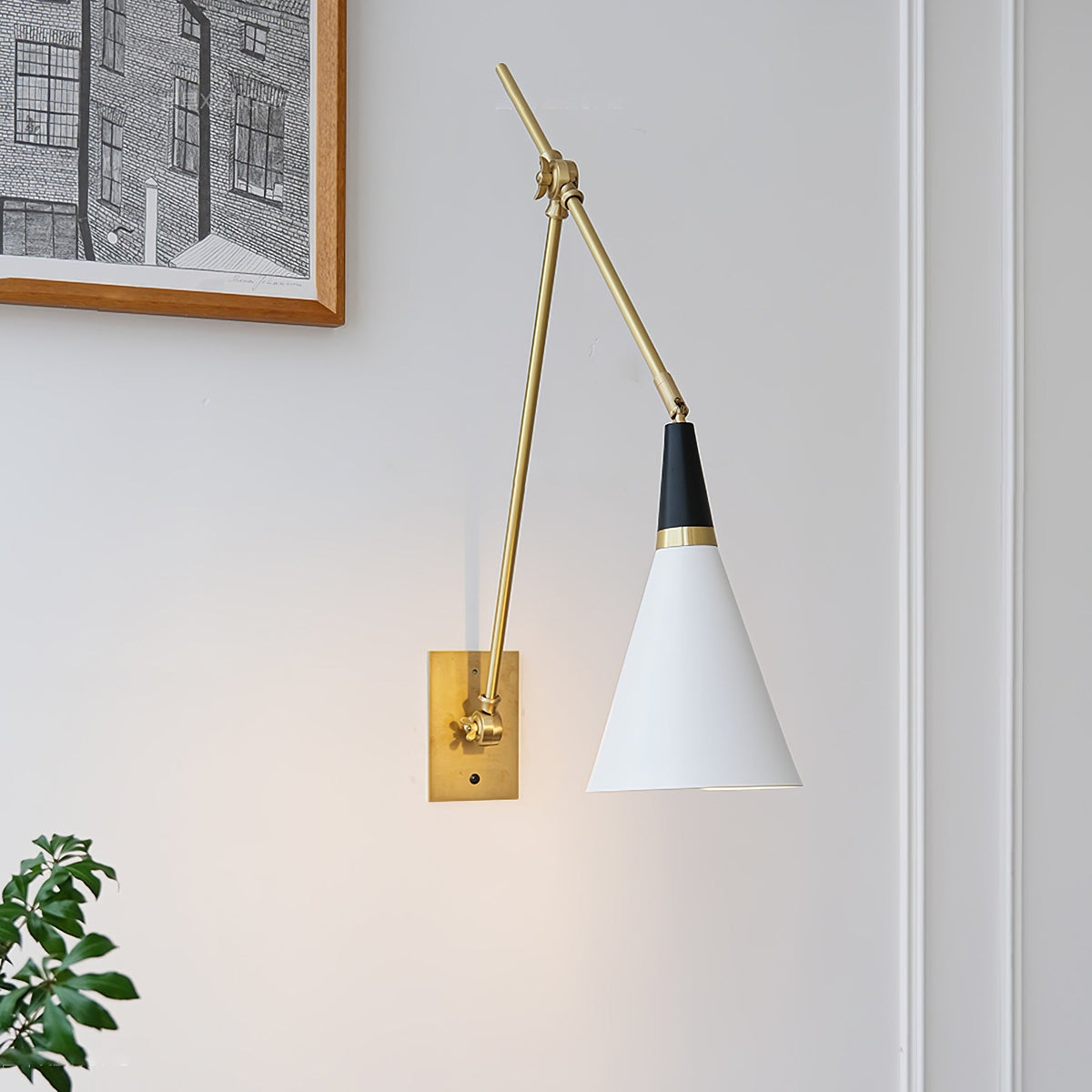 Isro vintage industriel glasvæglampe