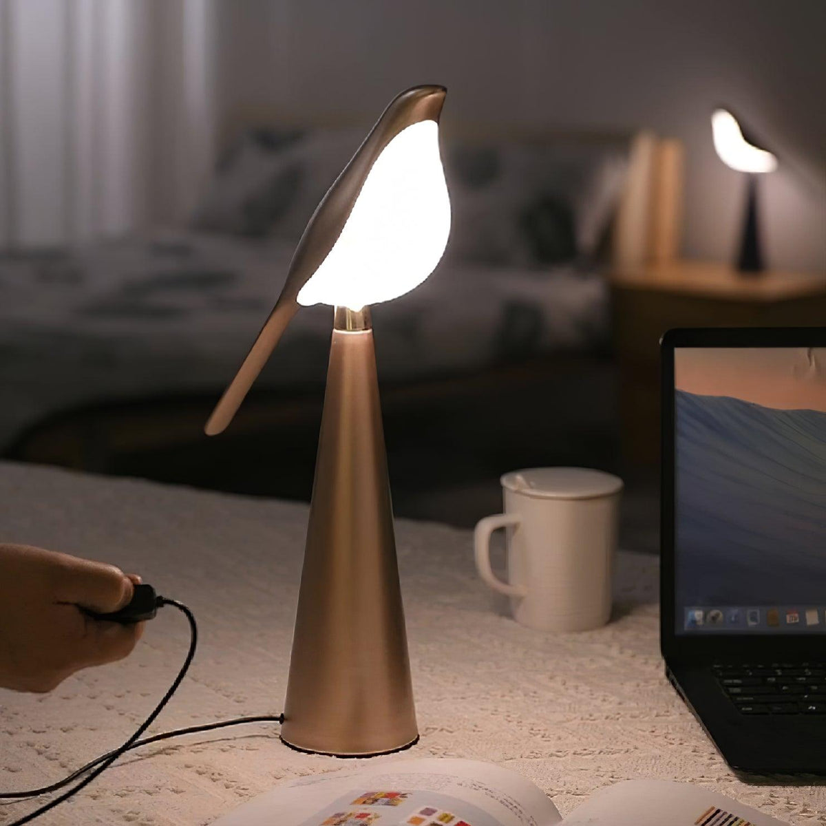 Selenaine moderne bordlampe