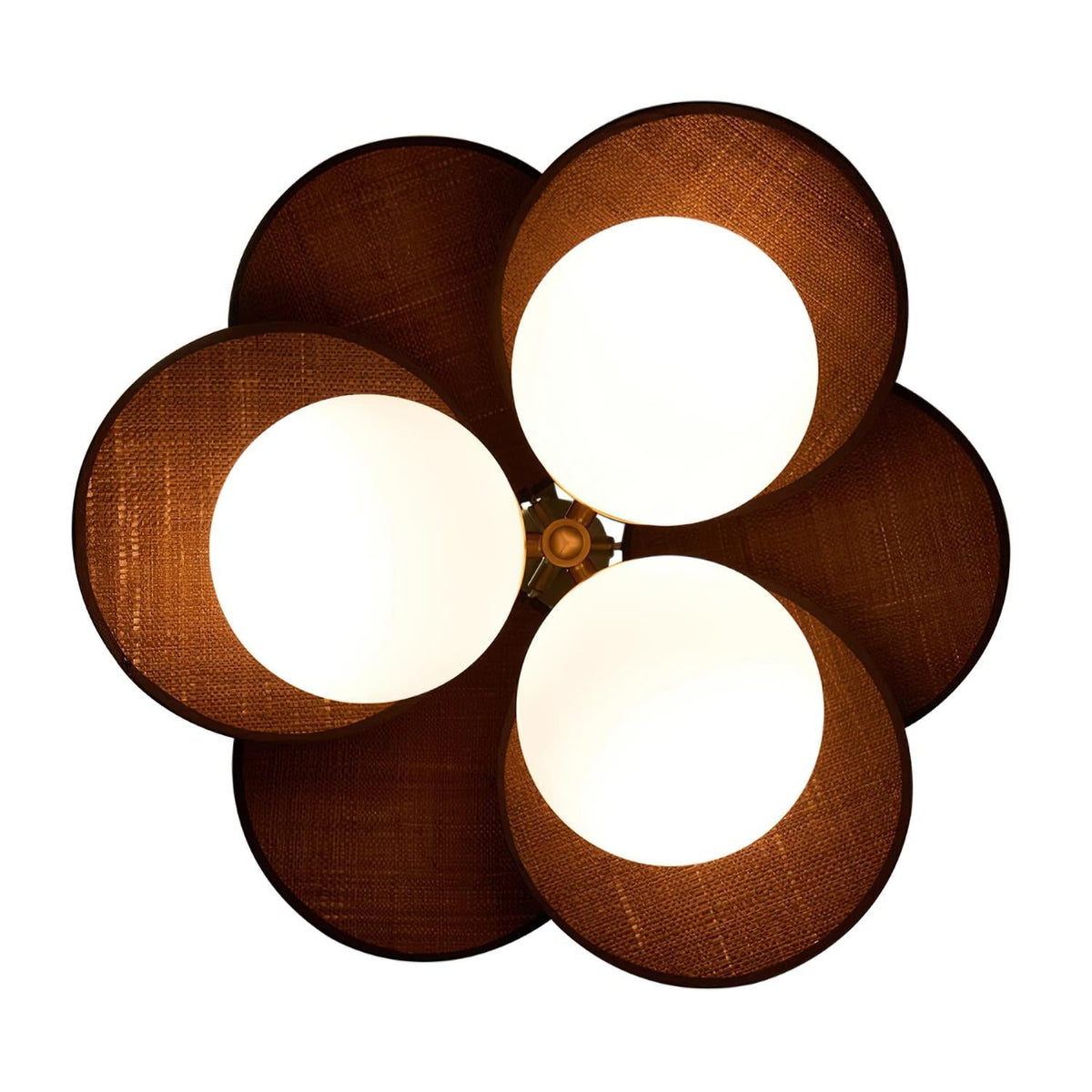 Elvo Wooden Petal Pendant Light