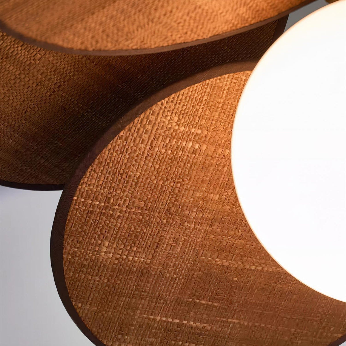 Elvo Wooden Petal Pendant Light