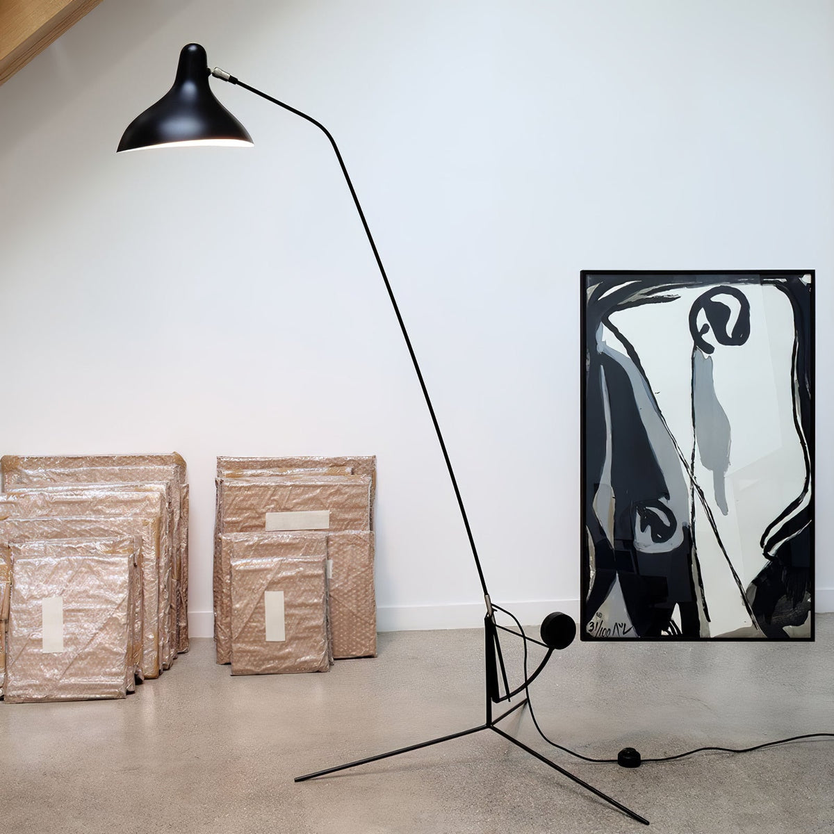 ArcMotion gulvlampe med mantisarm