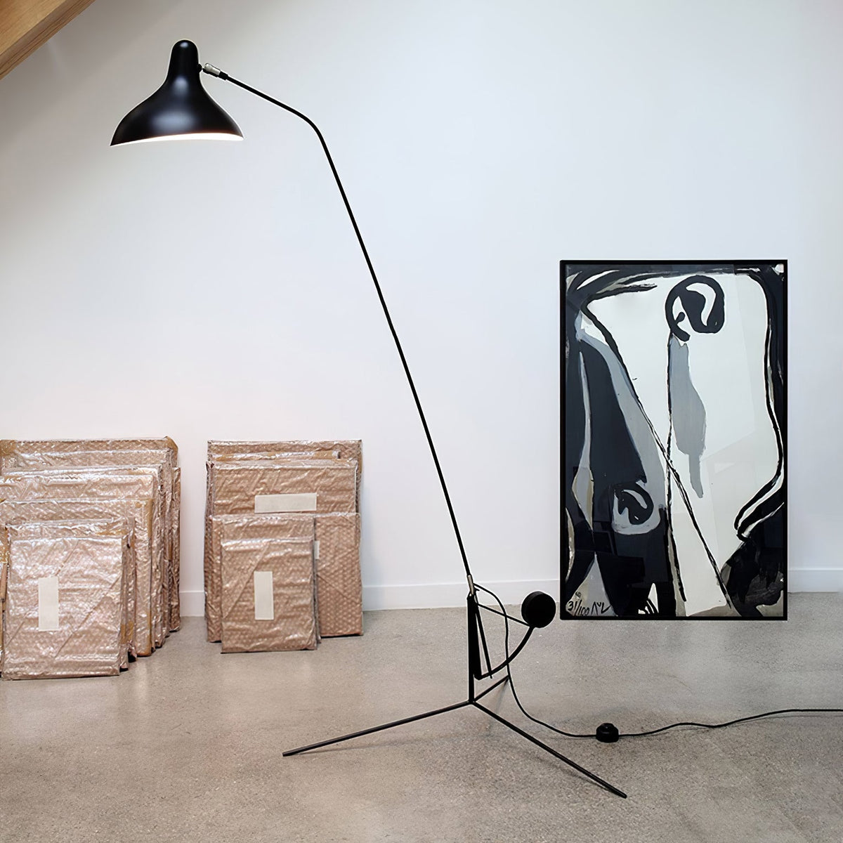ArcMotion gulvlampe med mantisarm